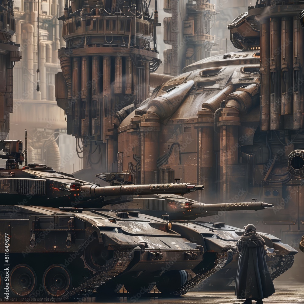 The contrast between the smooth, metallic exterior and the relentless force inside the tanks The contrast between the smooth, metallic exterior and the relentless force inside the tanks