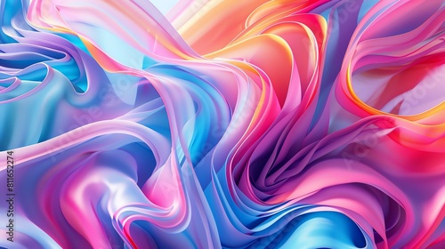 Fascinating abstract colorful imagery for product marketing