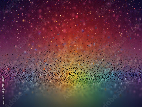 vivid water  wet effects  confetti  and space a luminous background bursting with colorful brilliance ai generative