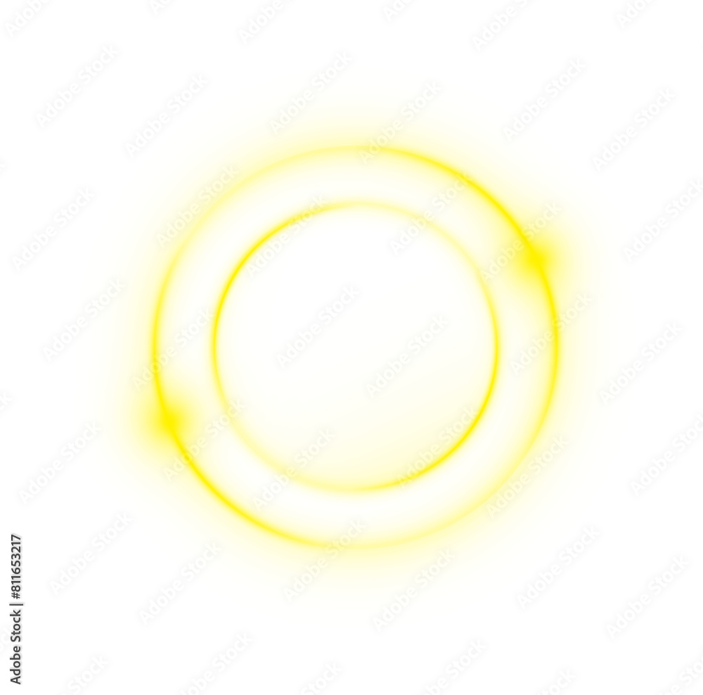 Circle halo light with overlay effect Circle halo light with overlay effect