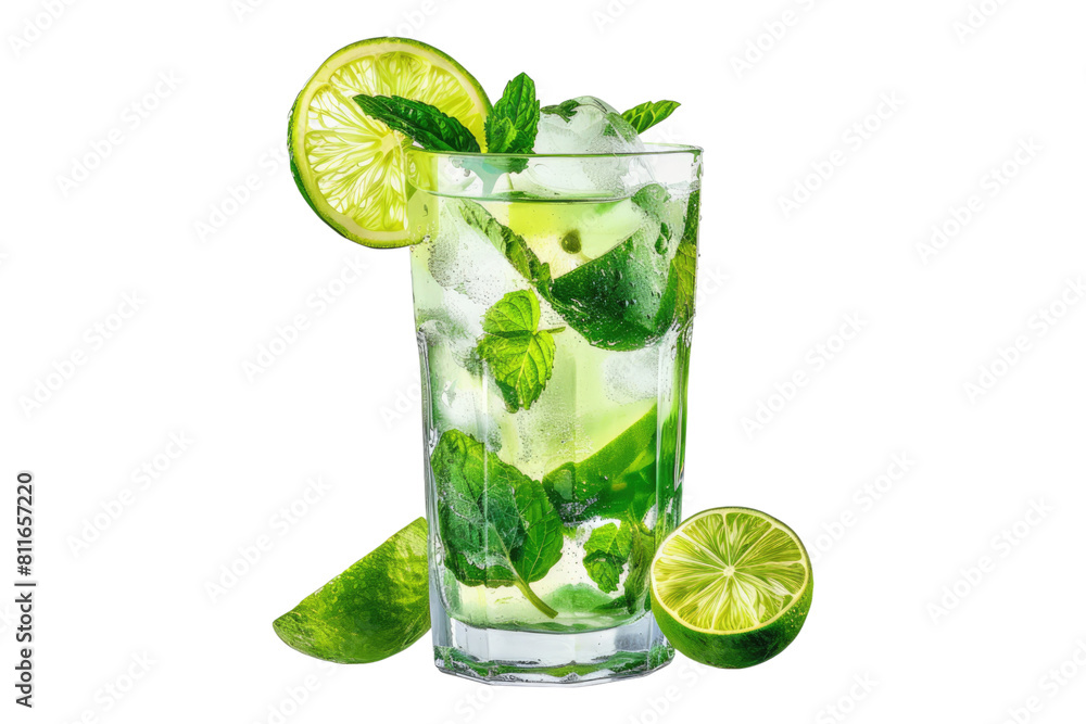 Mojito capture isolated on transparent background Mojito capture isolated on transparent background