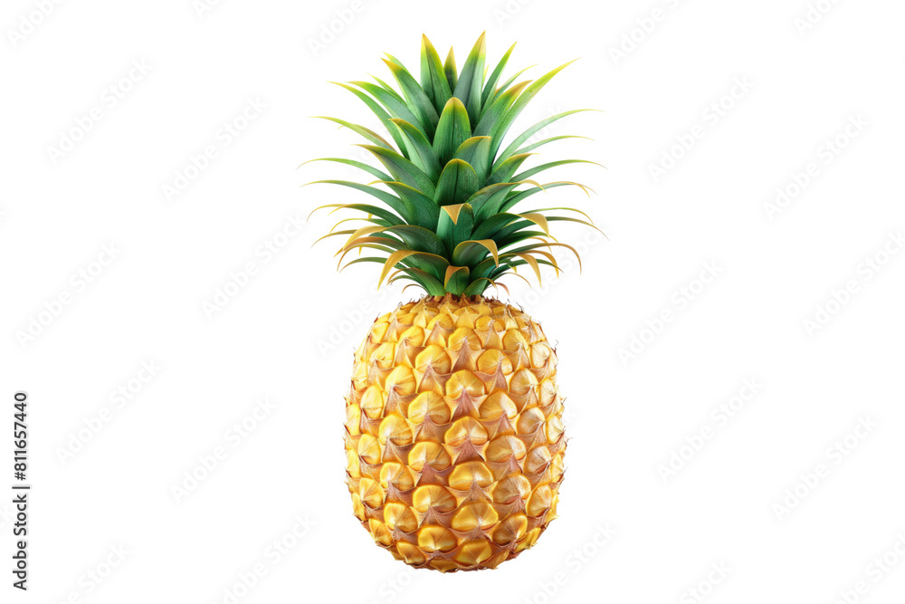 Pineapple isolated on transparent background Pineapple isolated on transparent background