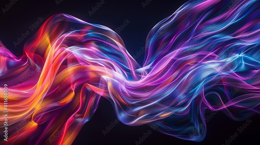 Colorful abstract background. Wavy futuristic texture. Colorful abstract background. Wavy futuristic texture.