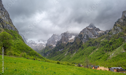 Mountains in National park Prokletije.