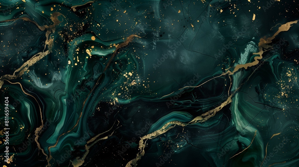 Black marble luxury, green with gold streaks, website background Black marble luxury, green with gold streaks, website background