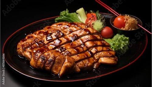 Chicken Teriyaki, Japanese dish featuring grilled, sweet and savory soy sauce-based teriyaki sauce