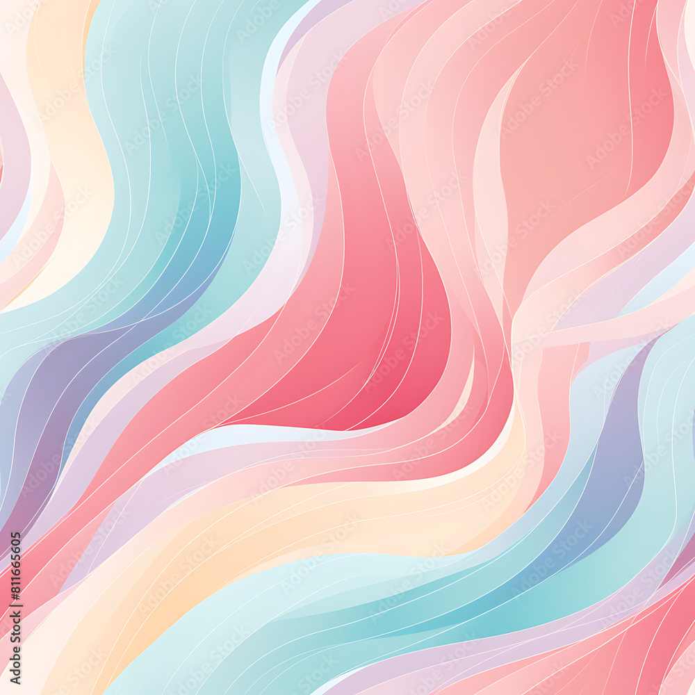 Pastel digital art seamless pattern, the design for apply a variety of graphic works Pastel digital art seamless pattern, the design for apply a variety of graphic works