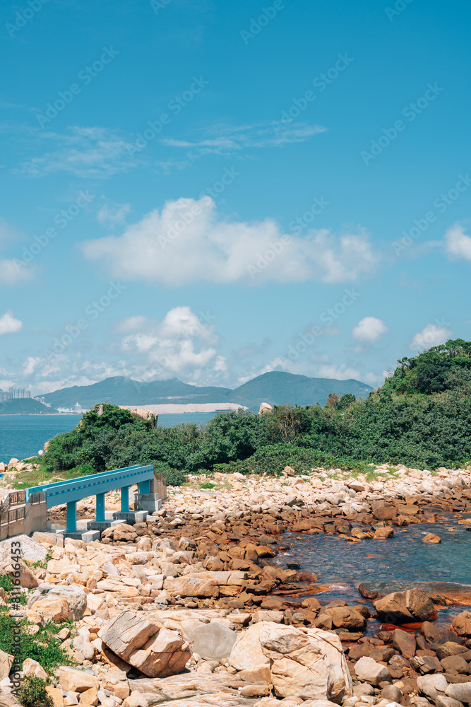 Shek O beach Lovers Bridge and Tai Tau Chau trail in Hong Kong Shek O beach Lovers Bridge and Tai Tau Chau trail in Hong Kong