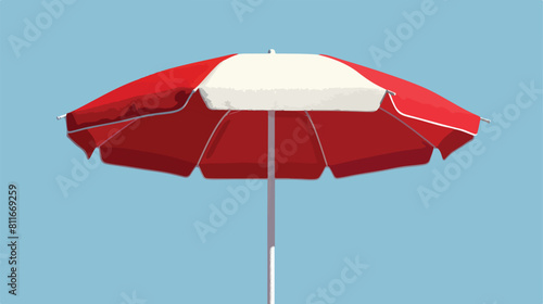 Beach umbrella isolated icon design vector illustration