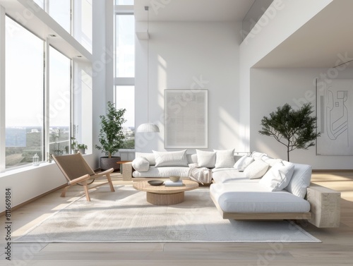 Spacious Modern Living Room