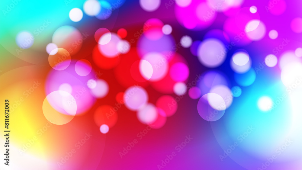 Vibrent bokeh lights. Blurred circle shapes. Abstract light effect. Vector illustration. Vibrent bokeh lights. Blurred circle shapes. Abstract light effect. Vector illustration.