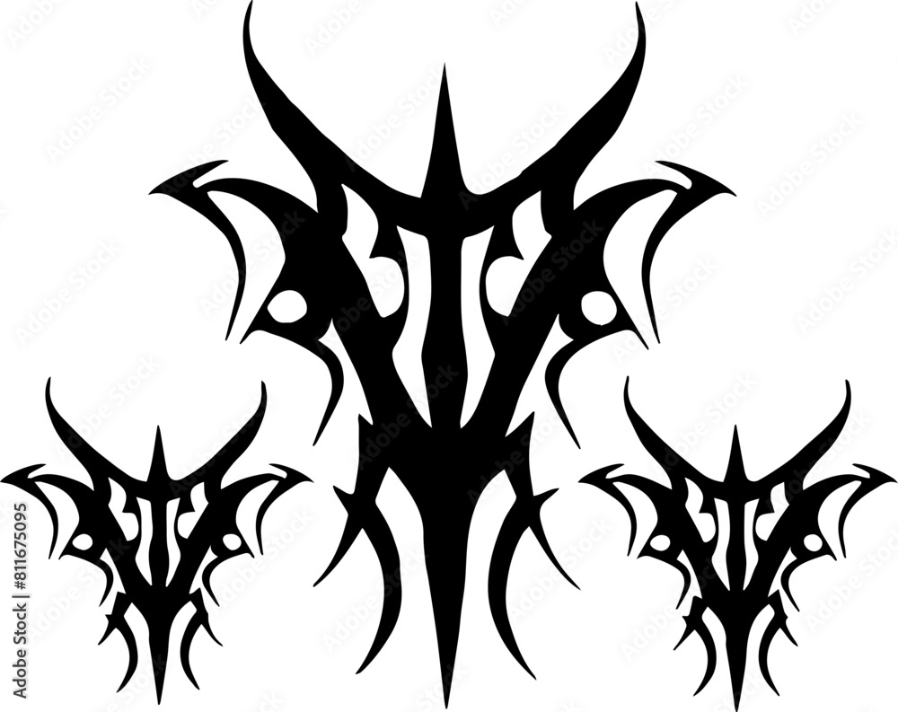 Unique Tribal Vector Shape - Gothic Y2K Sharp Element for Graphic Design and Artistic Project
Unique Tribal Vector Shape - Gothic Y2K Sharp Element for Graphic Design and Artistic Project