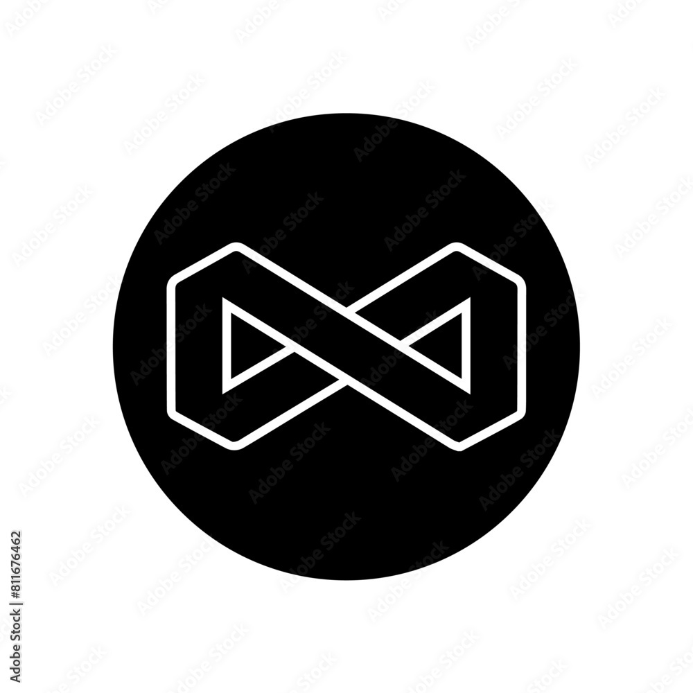 Infinity icon vector. Mobius loop shape illustration sign. unlimited symbol. forever logo. Infinity icon vector. Mobius loop shape illustration sign. unlimited symbol. forever logo.