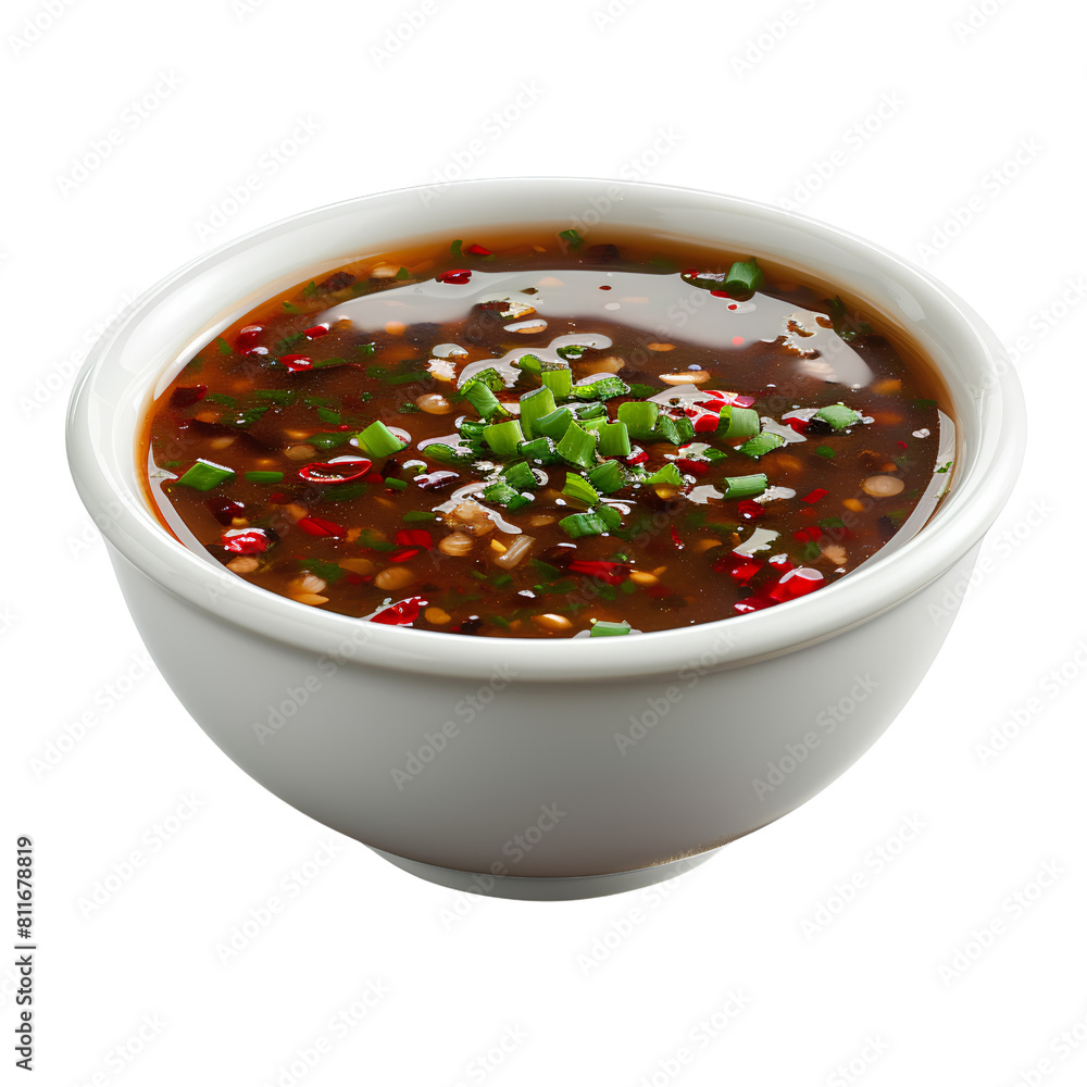 bowl of Oyster Sauce, Oyster Sauce isolated, transparent background, white background, no background bowl of Oyster Sauce, Oyster Sauce isolated, transparent background, white background, no background