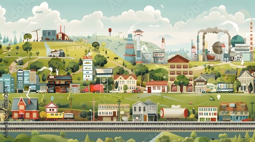 Visualizing Environmental Impacts of Urban Development Patterns