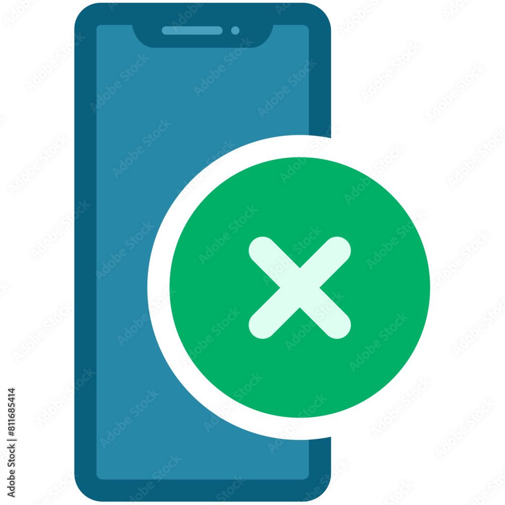 Fototapeta premium Smartphone Colored Icon Pack