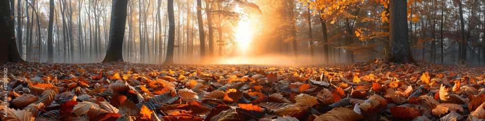 A forest with a sun shining through the trees A forest with a sun shining through the trees