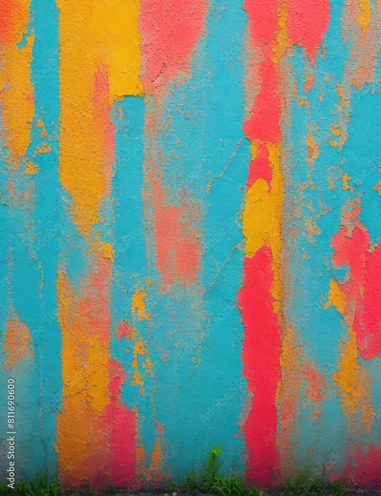 Obraz premium Colorful wall texture background