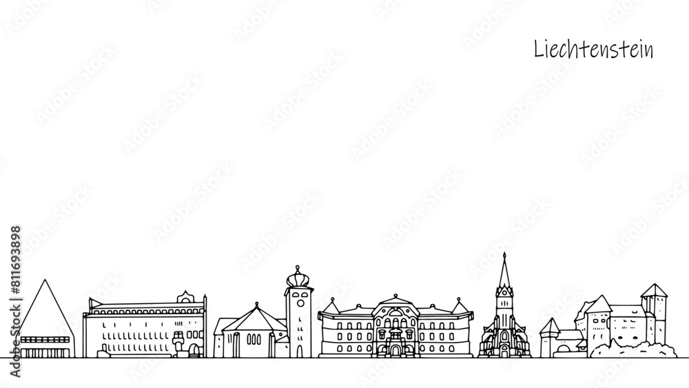 Obraz premium Sights of Liechtenstein