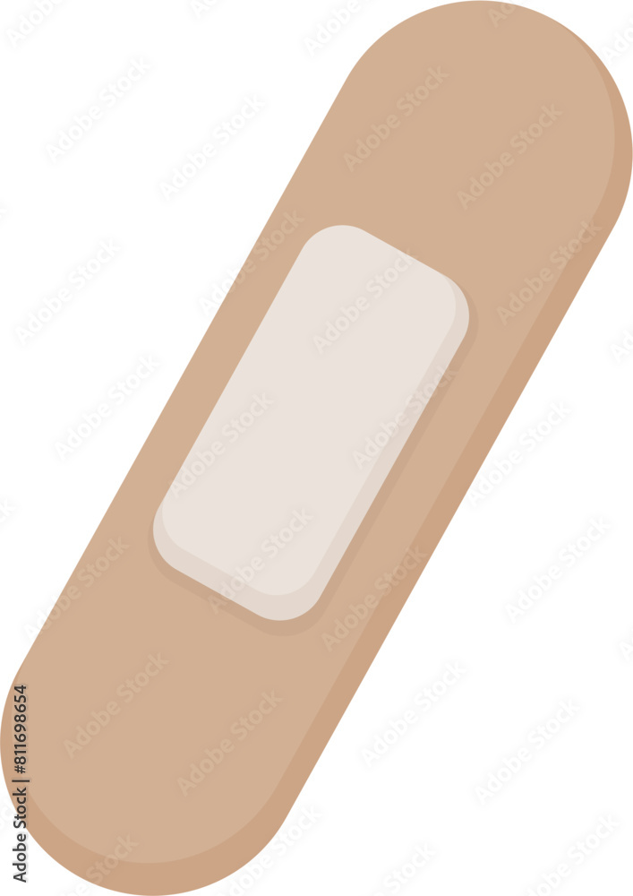 Medical plaster illustration Medical plaster illustration