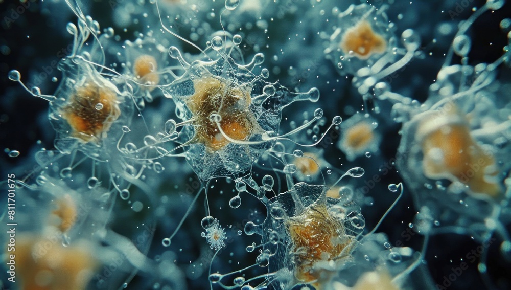 Frame the microscopic ballet of cells in motion, a choreography of life's endless dance. Frame the microscopic ballet of cells in motion, a choreography of life's endless dance.