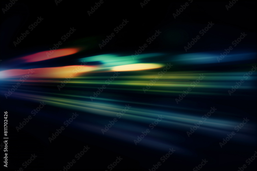 Blurred motion of colorful lights at night Blurred motion of colorful lights at night