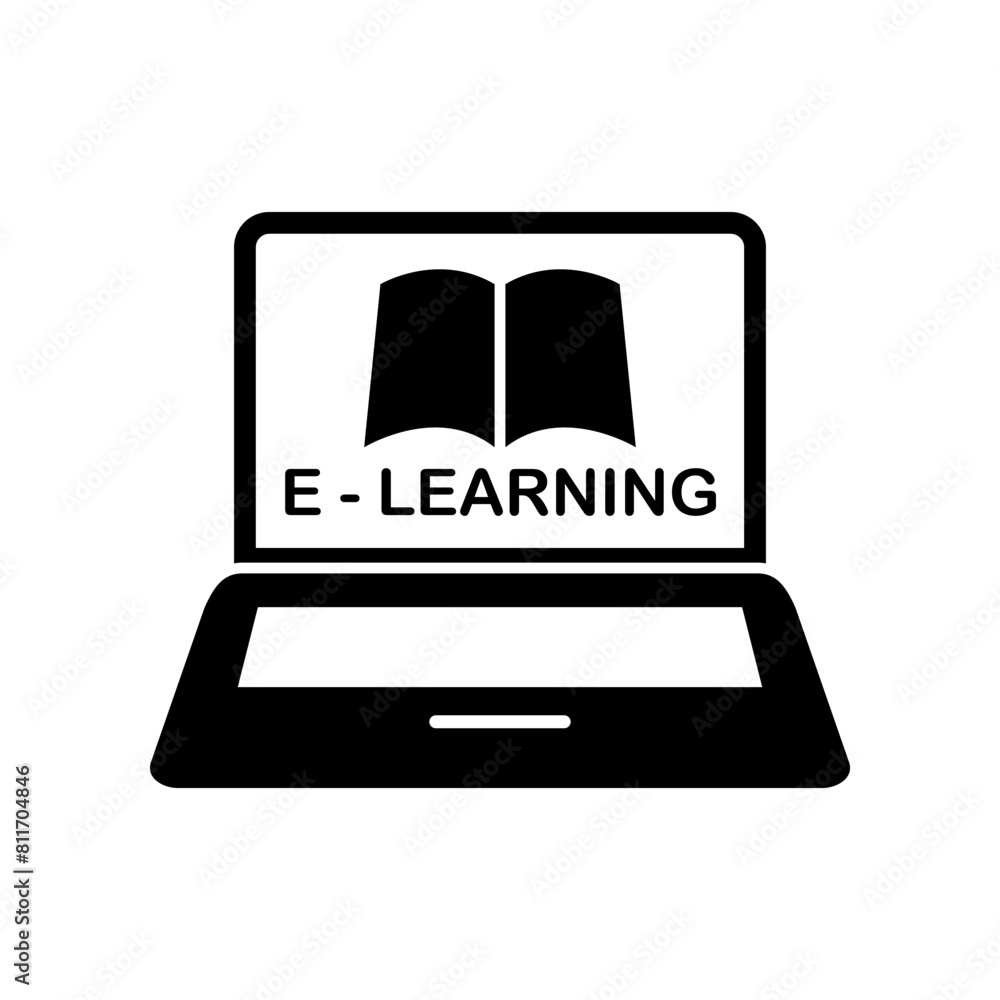 E learning icon template
