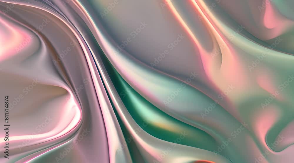 Mesmerizing Aquamarine Fabric with a Holographic Effect Mesmerizing Aquamarine Fabric with a Holographic Effect