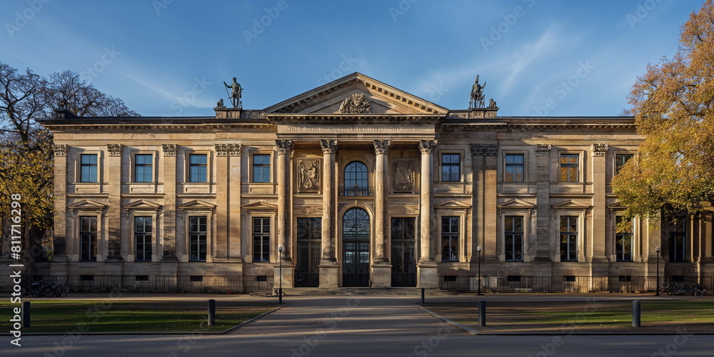 Obraz premium State Gallery of Fine Arts Berlin Germany During t_011