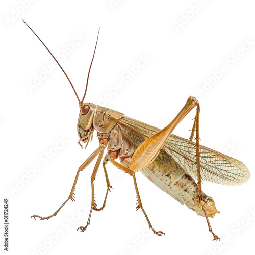 Megaloptera side view full body isolate on transparency background PNG photo