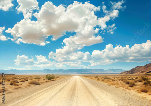 outback dirt road rural landscape blue sky beautiful cloud . Serene Outback  A Journey Through Rural Landscapes