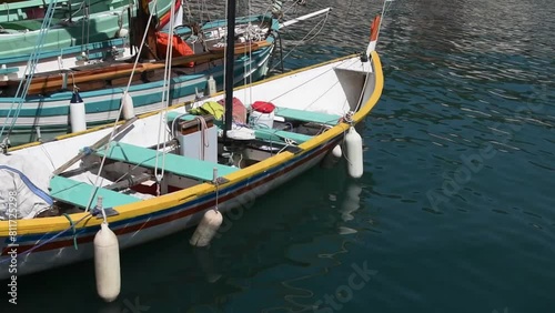 Wallpaper Mural The Catalan barques mooring in the port of Port-Vendres Torontodigital.ca