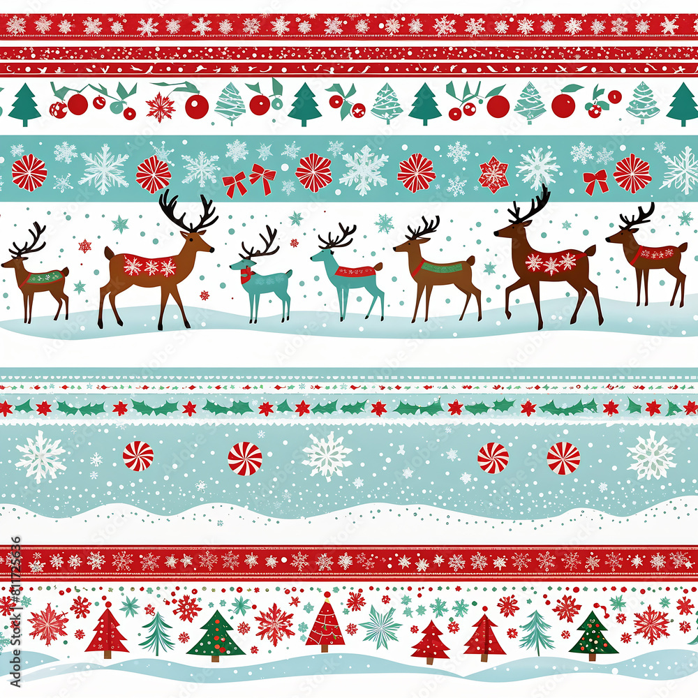 Christmas seamless pattern Christmas seamless pattern