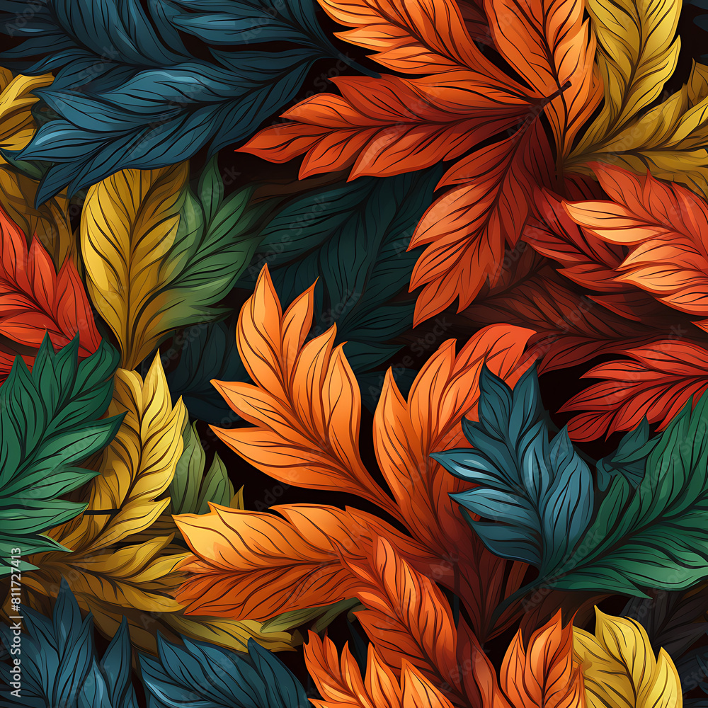 Digital art seamless pattern, the design for apply a variety of graphic works Digital art seamless pattern, the design for apply a variety of graphic works