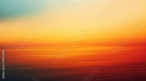 An abstract background with red and yellow as sunset view in clear sky. Yellow  orange red abstract background with gradient color with painting vibrant watercolor brush. Twilight sky. AIG42.