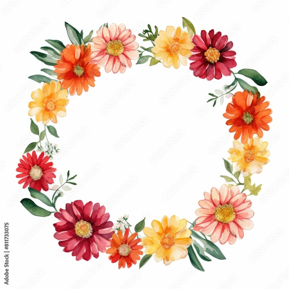 zinnia themed frame or border for photos and text. bold and vibrant colors. watercolor illustration, flowers frame, botanical border, An illustration for printing design, textile. zinnia themed frame or border for photos and text. bold and vibrant colors. watercolor illustration, flowers frame, botanical border, An illustration for printing design, textile.