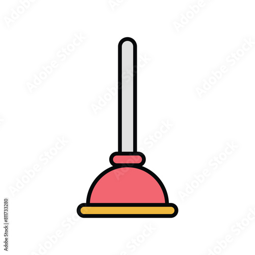 plunger icon vector design template