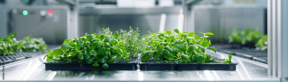 Produce artificial greens for innovative food items in a laboratory 