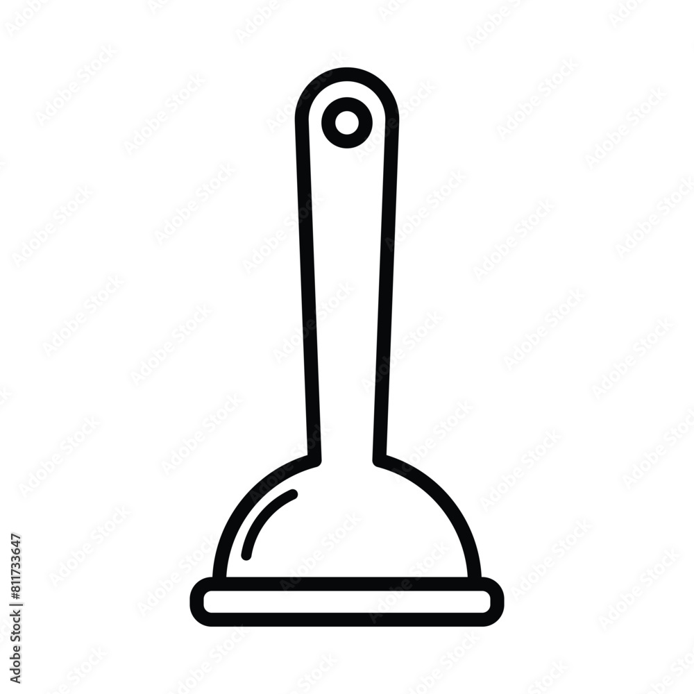 plunger icon vector design template plunger icon vector design template