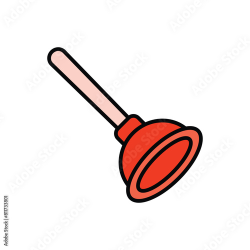 plunger icon vector design template