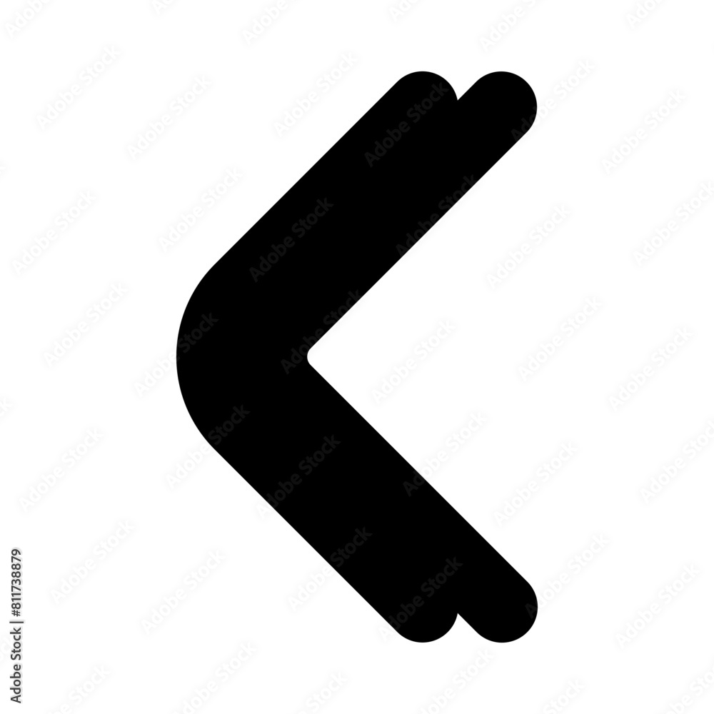 angle double left flat vector illustration angle double left flat vector illustration