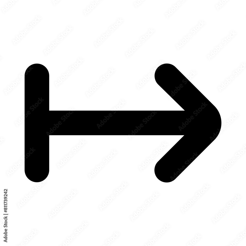 arrow from left flat vector illustration arrow from left flat vector illustration