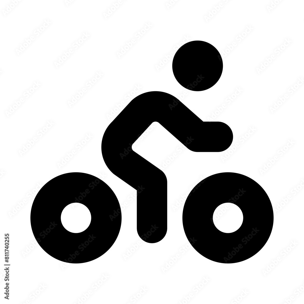biking flat vector illustration biking flat vector illustration