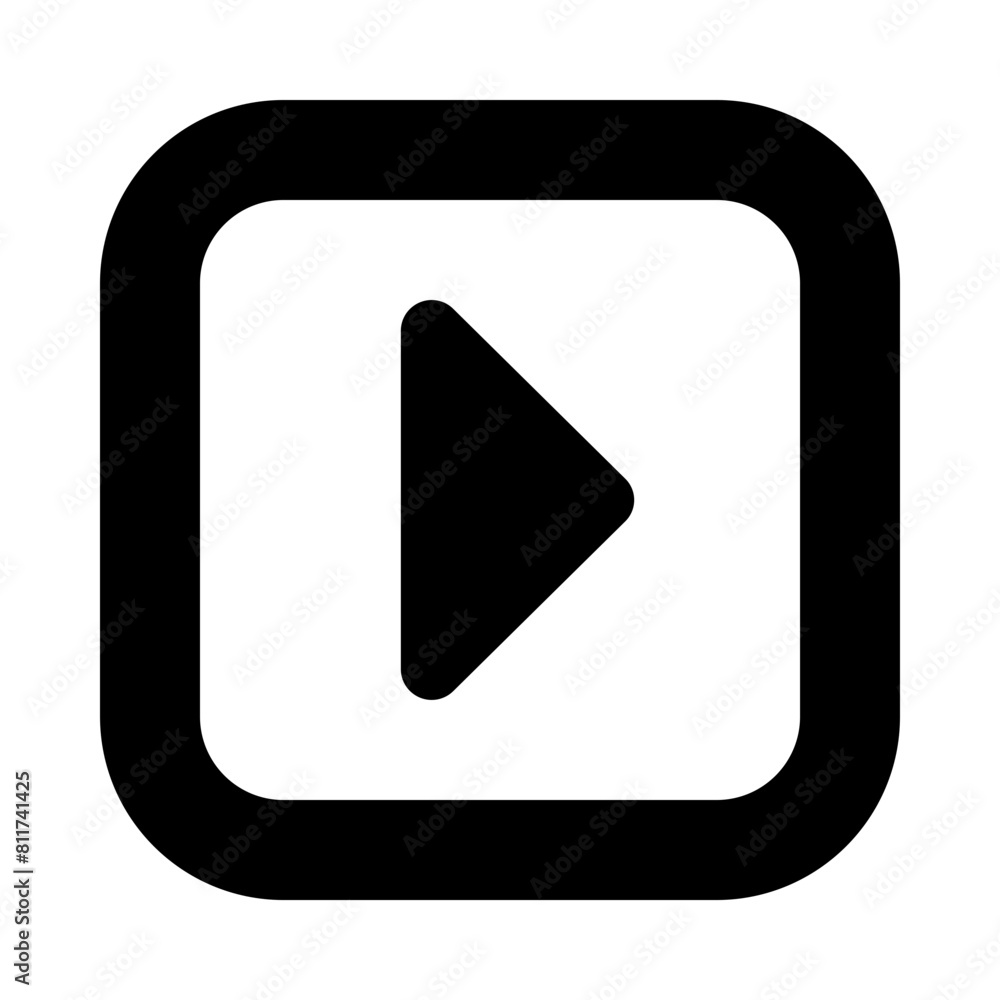 caret square right flat vector illustration caret square right flat vector illustration