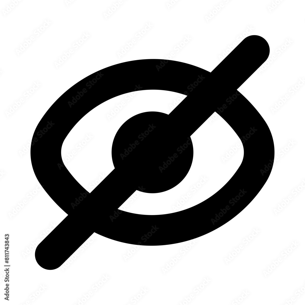 eye crossed flat vector illustration eye crossed flat vector illustration