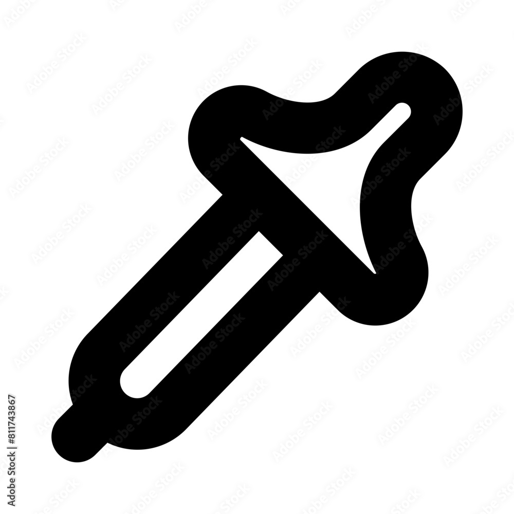 eye dropper flat vector illustration eye dropper flat vector illustration