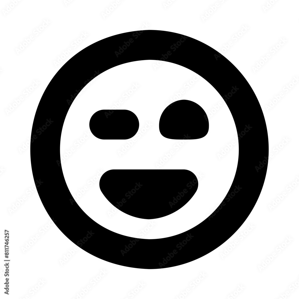 laugh wink flat vector illustration laugh wink flat vector illustration
