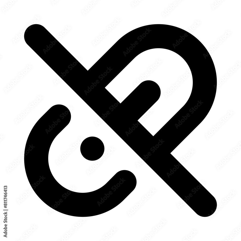 link slash flat vector illustration link slash flat vector illustration