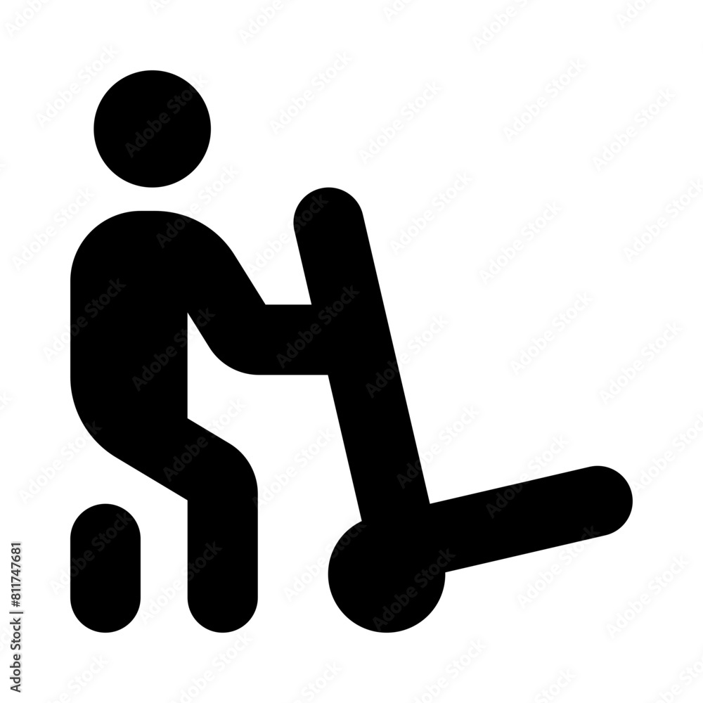 person dolly empty flat vector illustration person dolly empty flat vector illustration