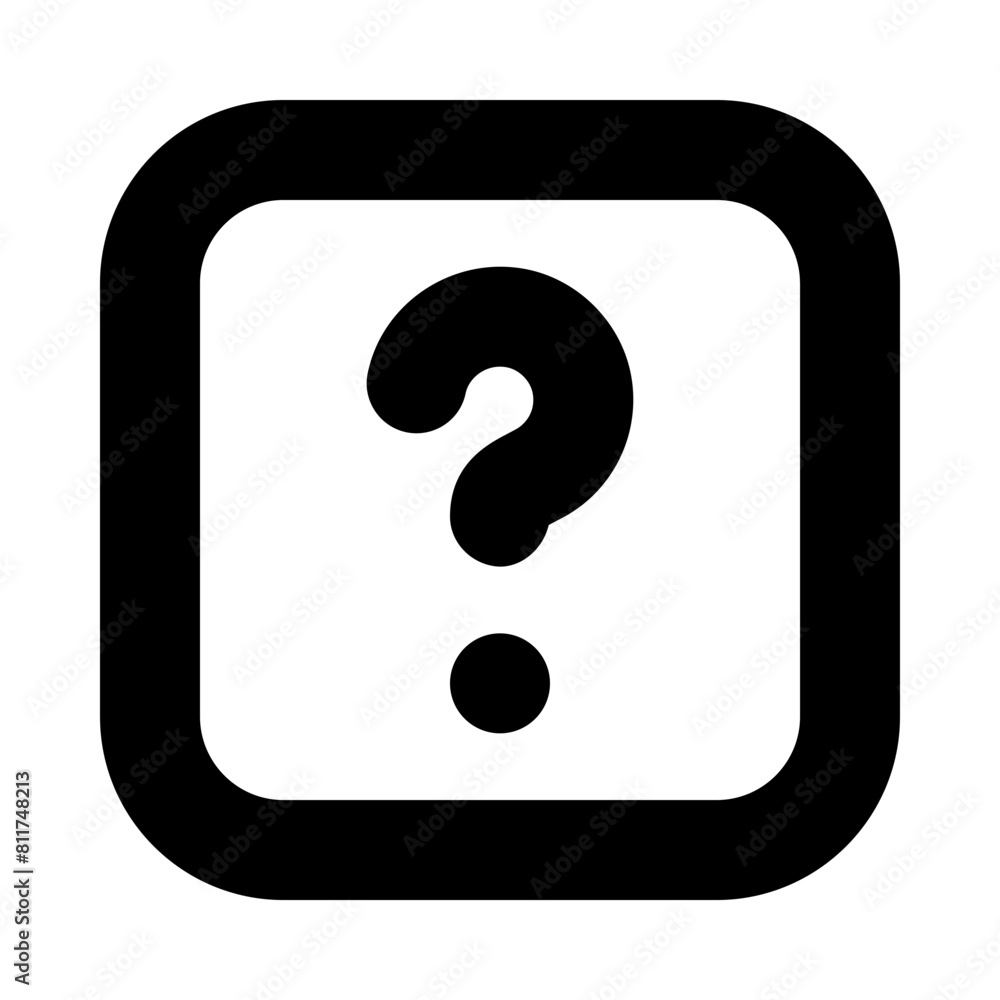 question square flat vector illustration question square flat vector illustration